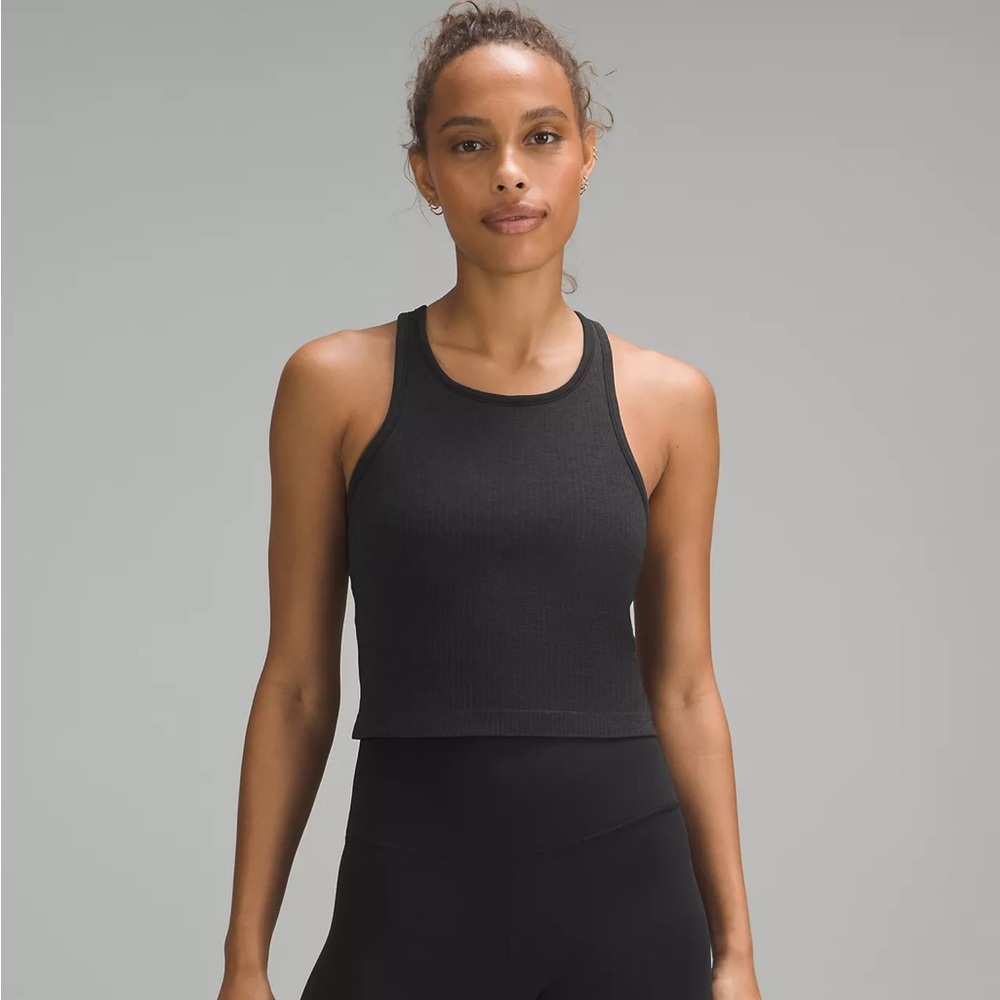 Lululemon Ebb to Street Cropped Racerback Tank Top